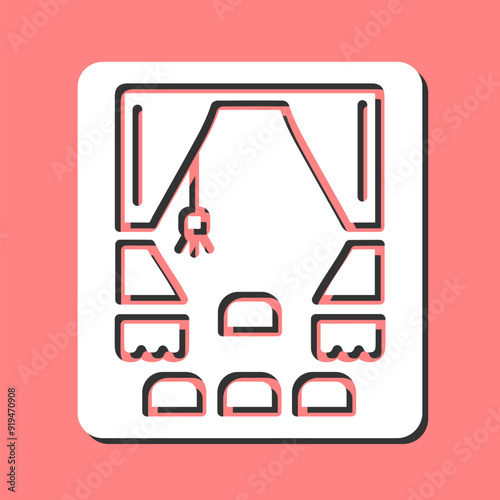Curtain Vector Icon