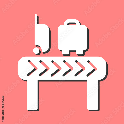 Luggage Carousel Vector Icon