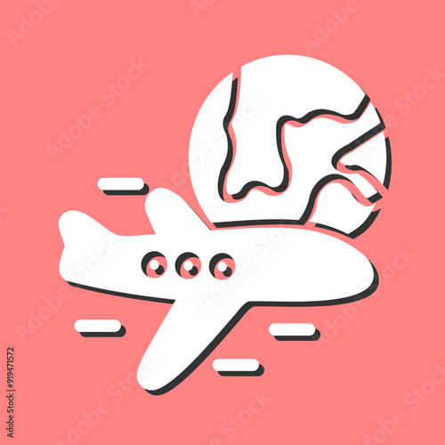 International Flights Vector Icon