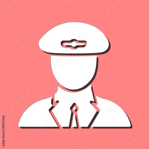 Flight Captain Vector Icon