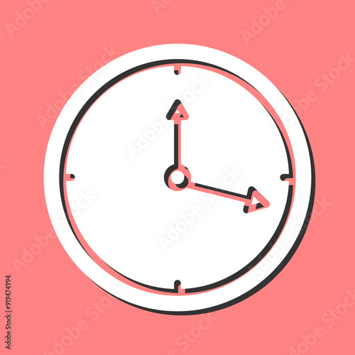 Clock Vector Icon