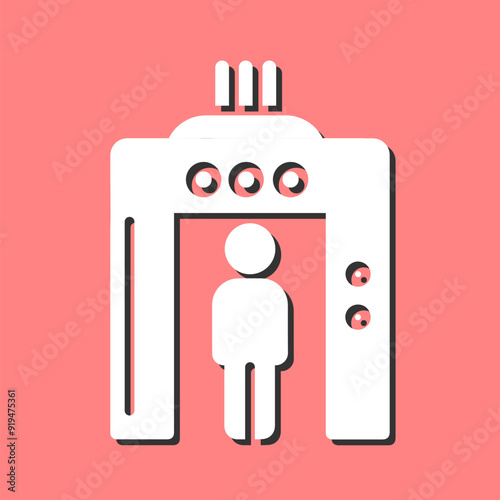 Airport Security Vector Icon