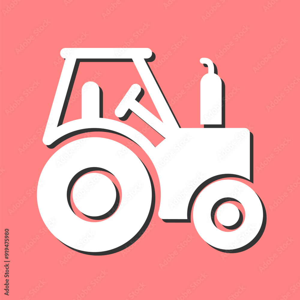 Tractor Vector Icon