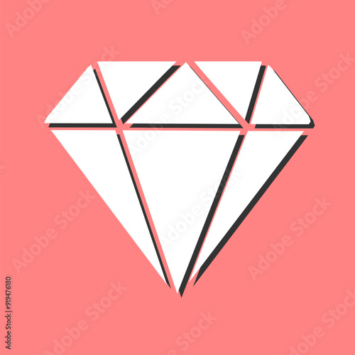 Diamond Vector Icon