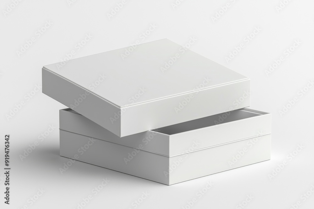 Paper Box Mockup A4 on isolated background created with Generative AI Paper Box Mockup A4 on isolated background created with Generative AI