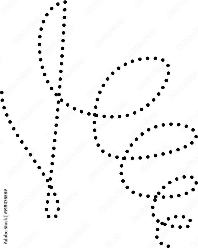Spiral dotted lines symbol. Design element Spiral dotted lines symbol. Design element