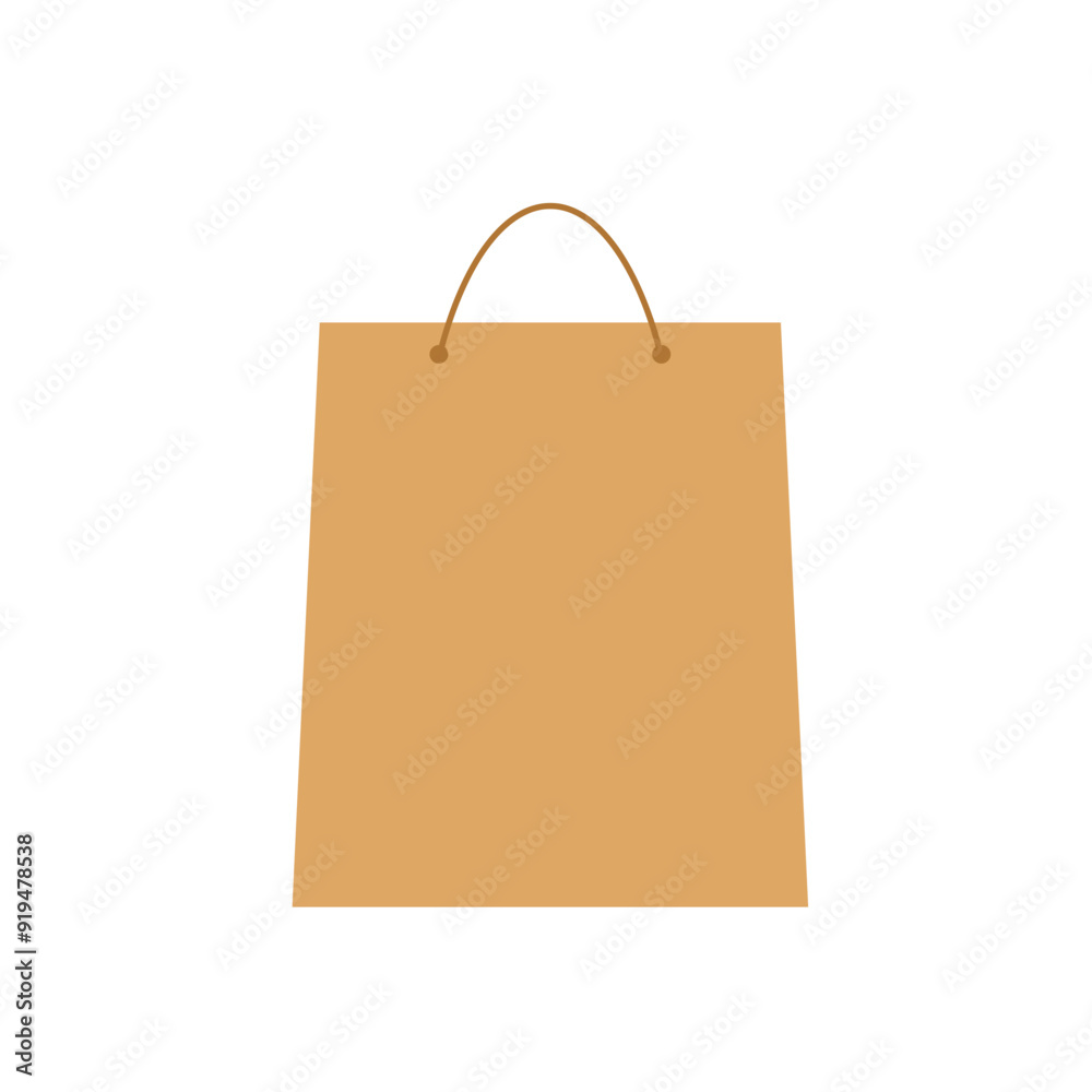 Shopping bag paper vector Shopping bag paper vector