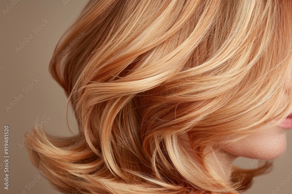 Layered bob haircut with subtle highlights, set against a soft, gradient background with ample copyspace, highlighting the layers and movement of the hair, Layered bob haircut with subtle highlights, set against a soft, gradient background with ample copyspace, highlighting the layers and movement of the hair,