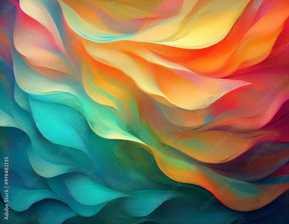 Obraz premium Abstract soft colored textured background with special blur eff