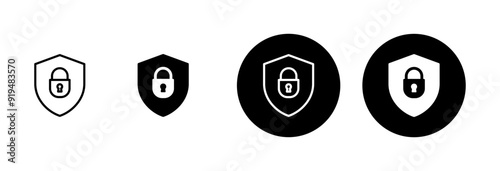 Security icon vector isolated on white background. protection icon. privacy. vpn