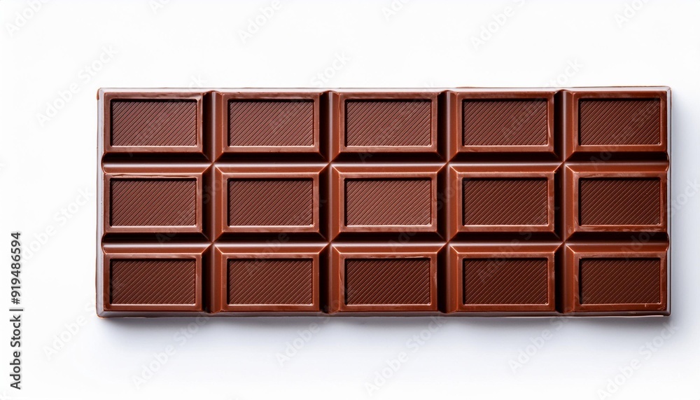 Dark Milk chocolate bar isolated on white background. Flat lay, top view. Sweet chocolate food concept. Dark Milk chocolate bar isolated on white background. Flat lay, top view. Sweet chocolate food concept.