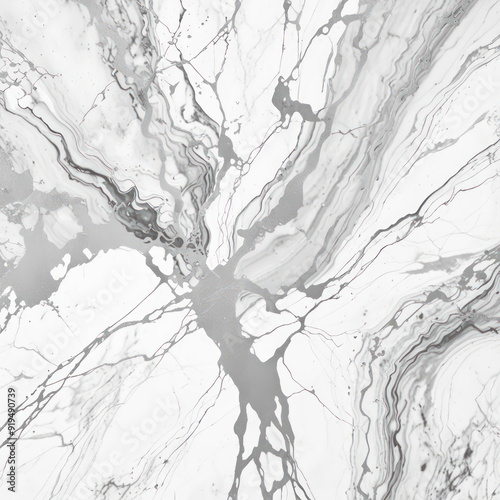 A calacatta white gold marble texture dramatic veining on a white background