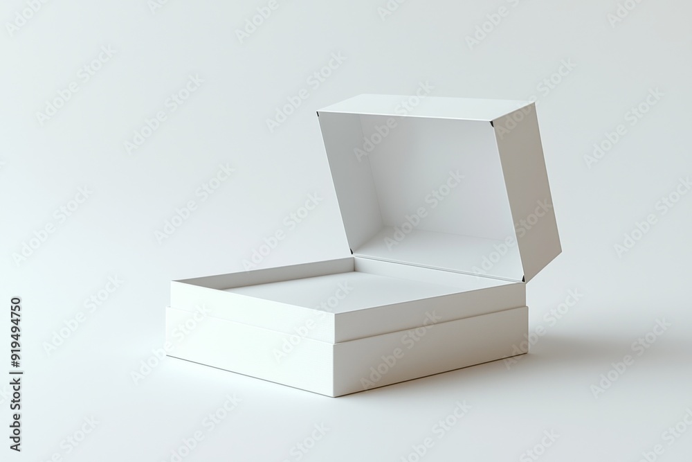 Paper Box Mockup A4 on isolated background created with Generative AI Paper Box Mockup A4 on isolated background created with Generative AI