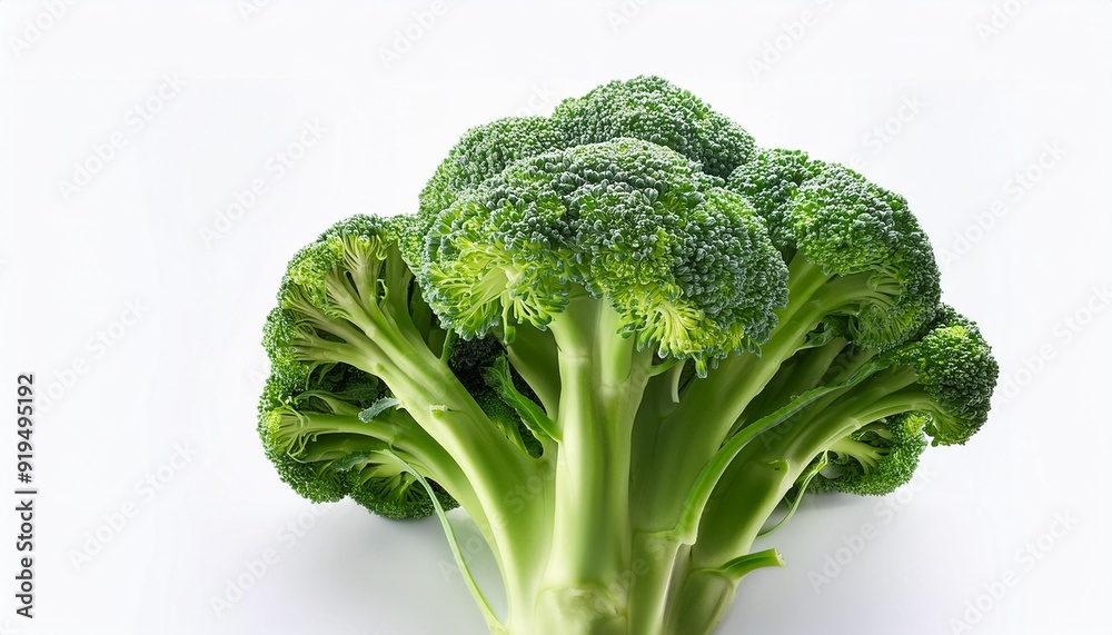 custom made wallpaper toronto digitalIsolated Broccoli. Fresh Broccoli isolated on white background. Vegan food concept.