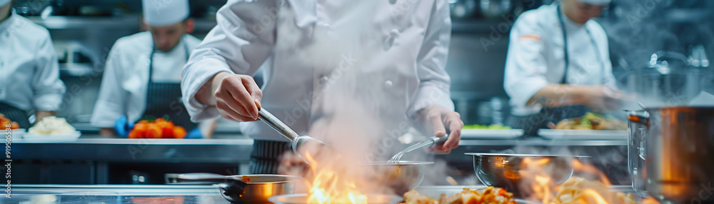Visuals of cooking competitions where chefs showcase their skills and creativity Visuals of cooking competitions where chefs showcase their skills and creativity