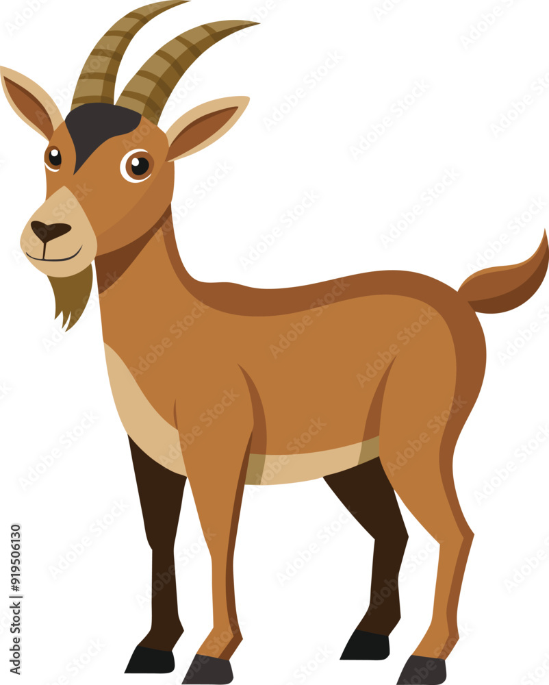 A realistic Goat Vector Art A realistic Goat Vector Art