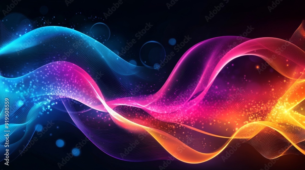 Data flow illustration business stock, cybernetics, internet communication Data flow illustration business stock, cybernetics, internet communication