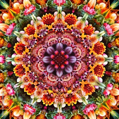 A Modern Abstract Floral Design Perfect for Contemporary Art Usage and Home Decor