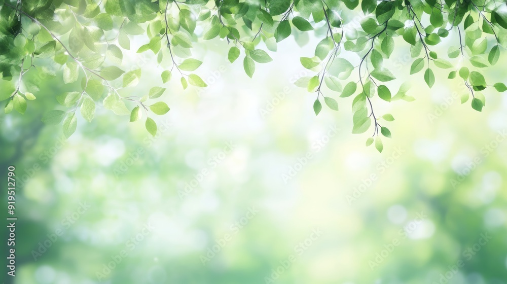 Nature background trees lush foliage in the park at dawn with abstract bio green blur. Nature background trees lush foliage in the park at dawn with abstract bio green blur.