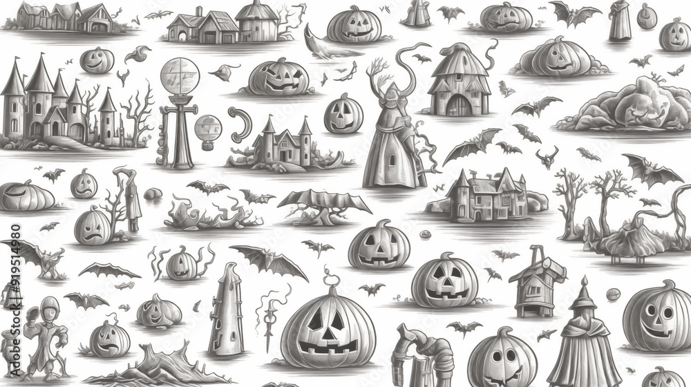 Halloween, Black and White, Abstract Image, Texture, Pattern Background, Wallpaper, Smartphone Cover and Screen, Cell Phone, Computer, Laptop, 9:16 and 16:9 Format Halloween, Black and White, Abstract Image, Texture, Pattern Background, Wallpaper, Smartphone Cover and Screen, Cell Phone, Computer, Laptop, 9:16 and 16:9 Format