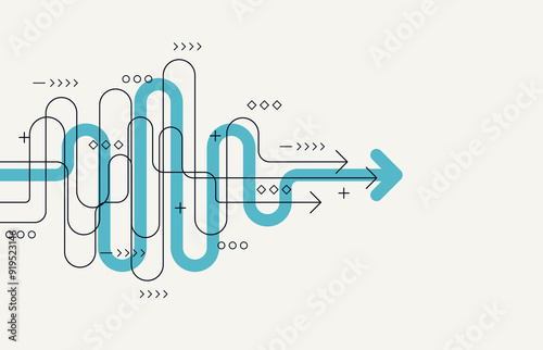 Abstract arrow direction. Technology background. High speed. Hi-tech