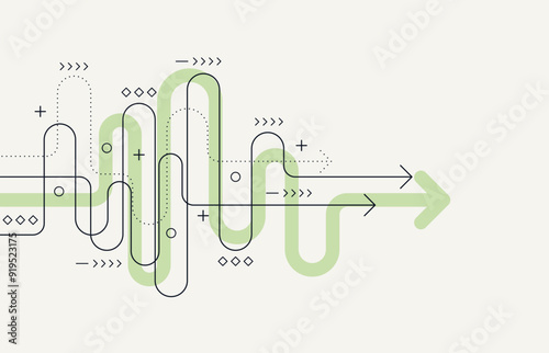 Abstract arrow direction. Technology background. High speed. Hi-tech