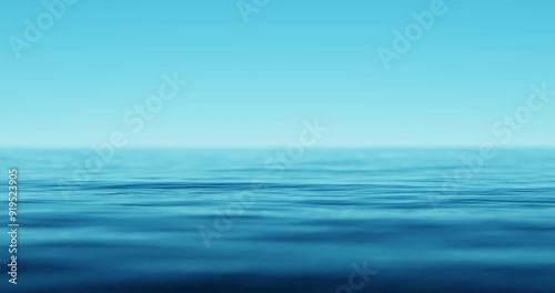 Wallpaper Mural Wave sea beach and blue sky abstract background. Nature and summer concept. 3d render.	 Torontodigital.ca