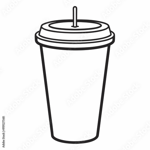 A tumbler art vector illustrator