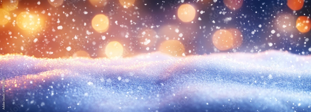 Sparkling Snow with Defocused Lights Sparkling Snow with Defocused Lights
