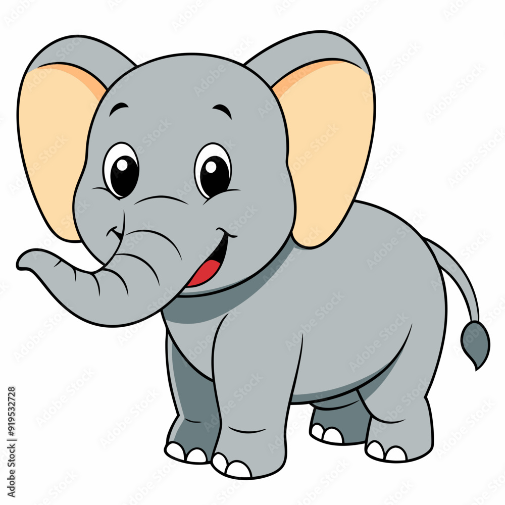 Elephant art vector illustrator