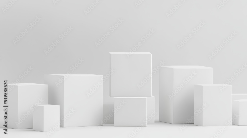 Rhombus rendering in 3D. Abstract background for business template in minimal style. Geometric design concept.