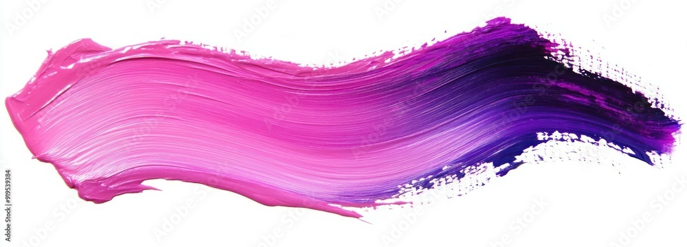 Abstract Pink and Purple Paint Stroke on White Background Abstract Pink and Purple Paint Stroke on White Background