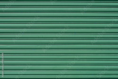 Obraz na płótnie Green roller shutter door Background w salonie