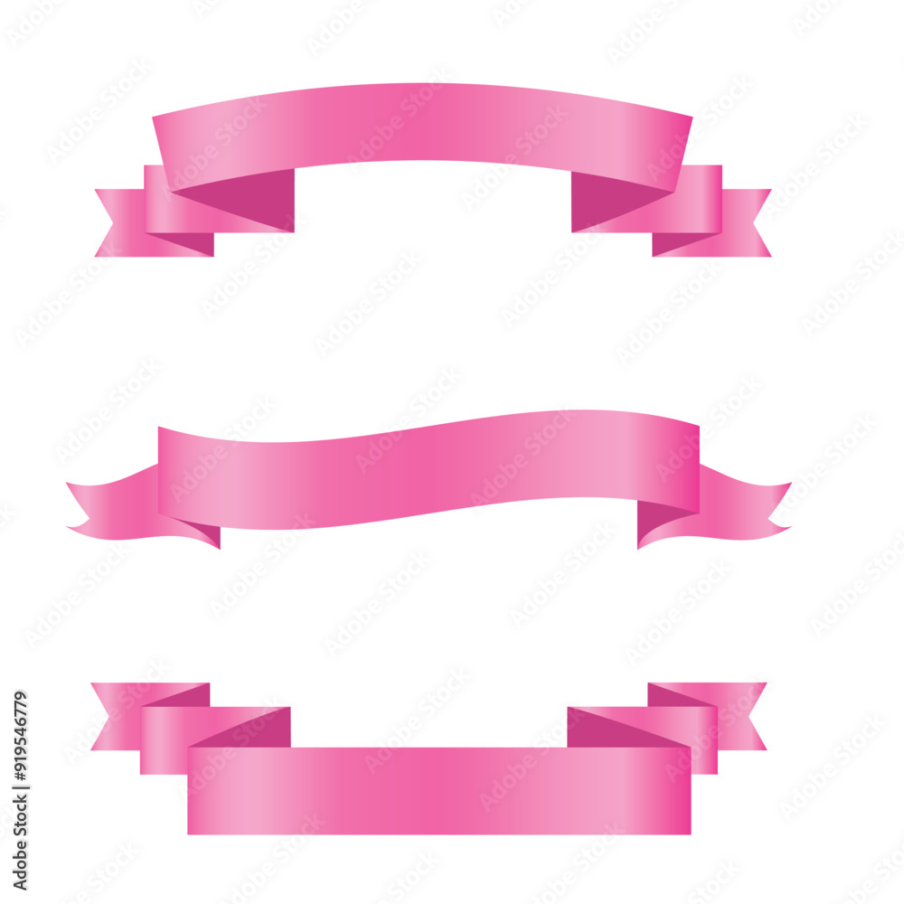 Pink shiny ribbon vector banners set of ribbon label pink bow curly ribbon wavy wavy ribbon. Pink shiny ribbon vector banners set of ribbon label pink bow curly ribbon wavy wavy ribbon.