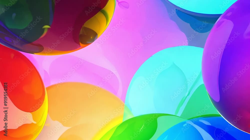 Colorful Gradient Abstract Background with Floating Shapes Colorful Gradient Abstract Background with Floating Shapes