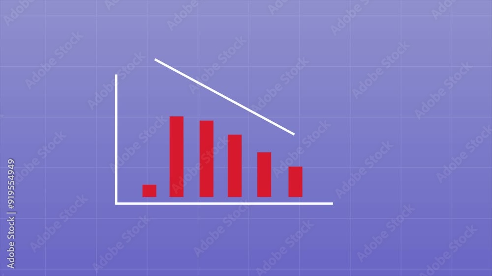 Animated video Statistics graph concept. Full length animation illustration. High quality 4k footage Animated video Statistics graph concept. Full length animation illustration. High quality 4k footage
