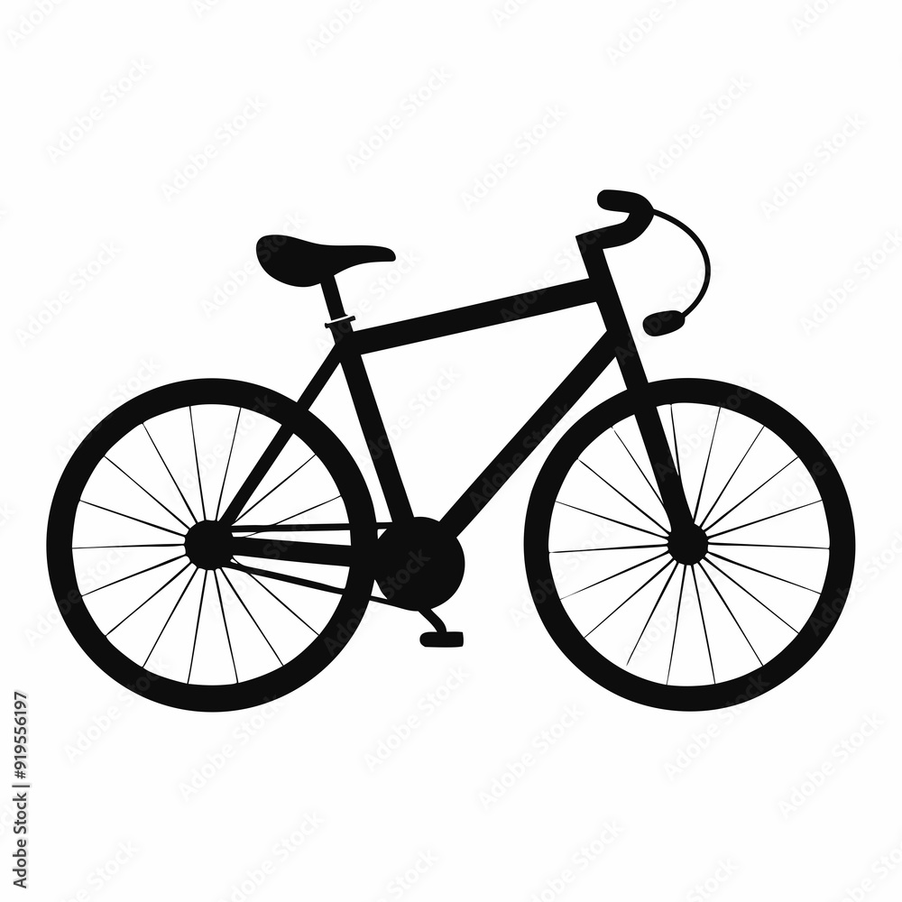 Bicycle Black silhouette
