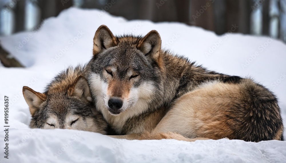 Fototapeta premium region wolf lupus