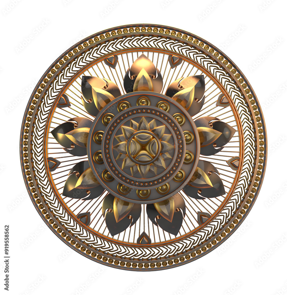 3D mandala khmer art 3D mandala khmer art