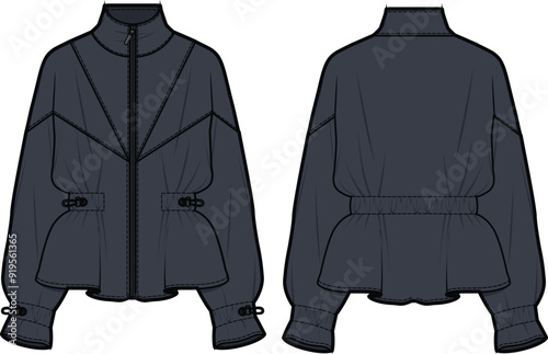 ANORAK SHIRT Sweatshirt front and back
