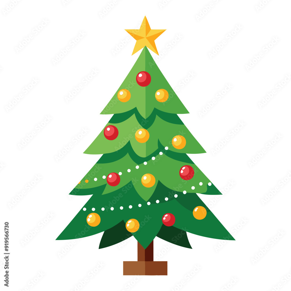 Elegant Christmas Tree Silhouette Vector for Holiday Designs Elegant Christmas Tree Silhouette Vector for Holiday Designs