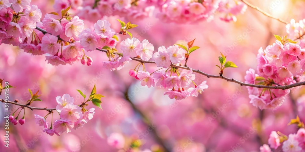 Beautiful spring background with blooming sakura trees in full pink blossom , cherry blossoms, flowers, nature, springtime, pink Beautiful spring background with blooming sakura trees in full pink blossom , cherry blossoms, flowers, nature, springtime, pink