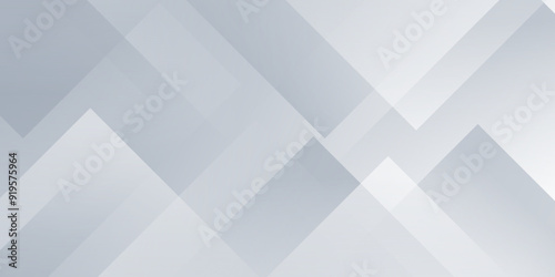 Modern Abstract white and grey transparent background with triangles' shapes. Space futuristic design concept. Decorative web layout or poster, banner. white paper texture blue background. vector.