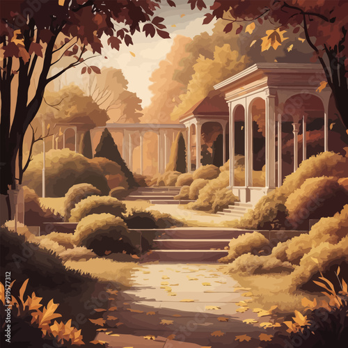 Mughal Garden illustration