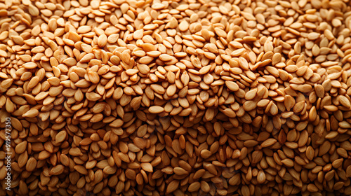 Sesame Seeds Macro Close Up.