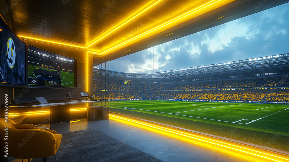 custom made wallpaper toronto digitalLuxury Stadium View Suite.