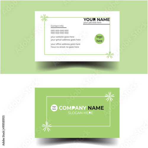 minimalist business card