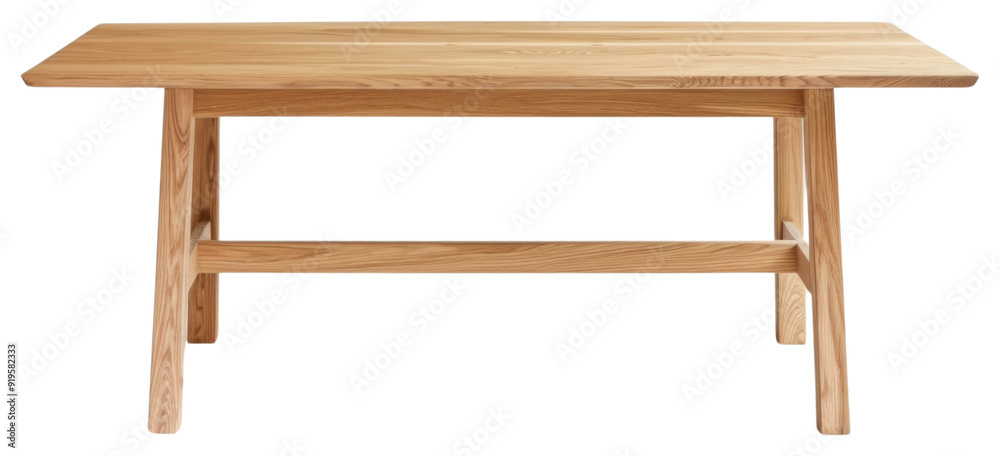 PNG Minimalist wooden dining table PNG Minimalist wooden dining table