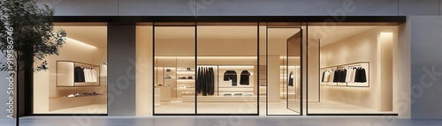 Modern storefront showcasin...