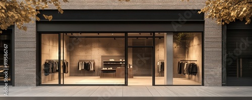 Modern retail store with la...